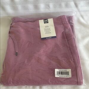Mauve XXL MAJESTY Luxe pants relaxed wide leg with pocket